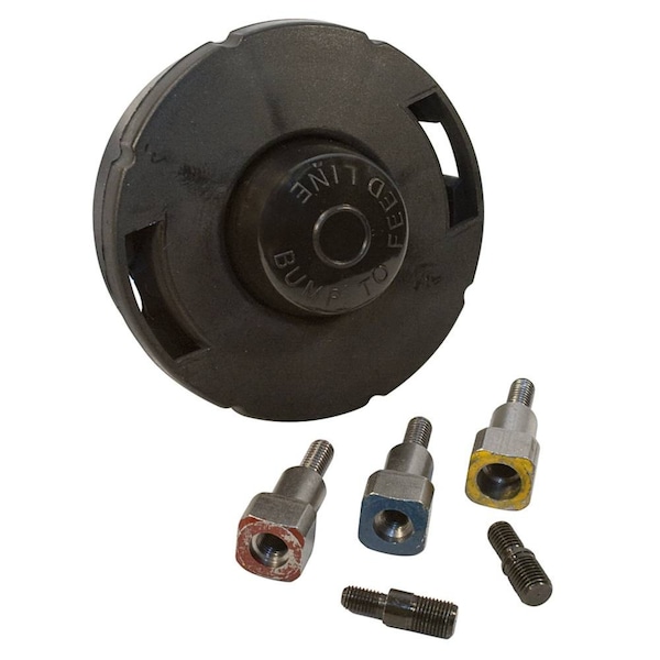 New 890-204 Trimmer Head For Economy Bump Feed, Fits Over 90% Of All Gas Powered Trimmers